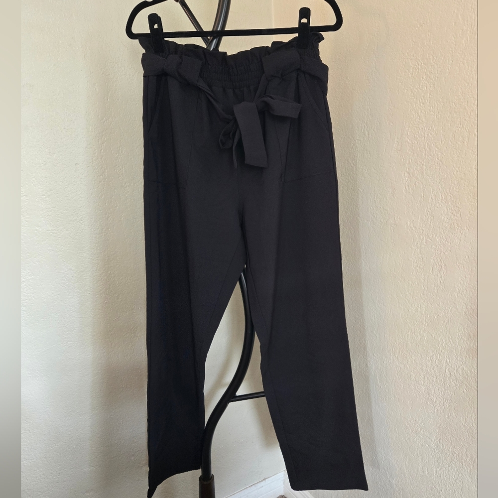 High Waisted Cropped Trousers